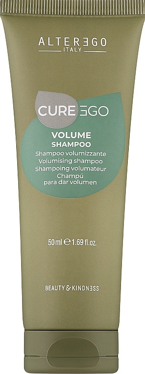 ALTER EGO ITALY CUREEGO Volume Shampoo Шампунь для об'єму для тонкого волосся, 50 мл (Оригінал)