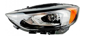 Фара ліва Ford Edge 18- (LED/LED) +DRL TYC мех., жовта вставка