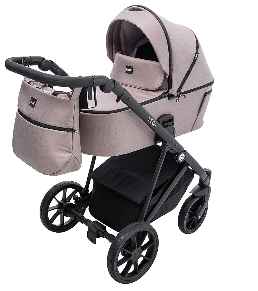 Коляска 2 в 1 Bair Vega Soft VS-02 sand капучино, фото 1