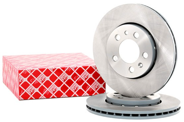 Гальмівний диск передній Октавія Тур, Ауді А3, Гольф 4, Бора, Румстер, Рапід (1JE615301) Febi Bilstein 14404, фото 1