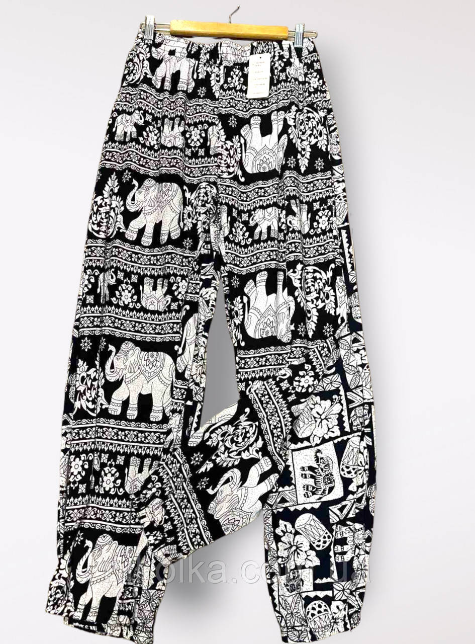 Брюки літні жіночі оптом, 5XL/6XL-7XL/8XL рр., арт. Hay-9522