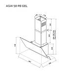 Витяжка Pyramida AGW 50 PB GBL, фото 8