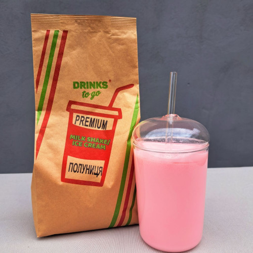 Суміш для морозива/шейку "Полуниця premium"