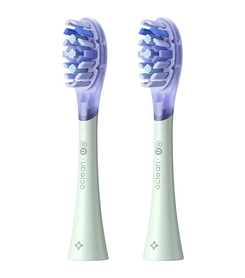 Насадки для зубної щітки Oclean Ultra White Brush Head for On SE Air X F1 2шт UW01 G02 Green