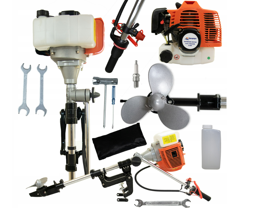 Човновий бензиновий двигун 4.3 кВт ORTIS 2T 59,4 см, фото 1