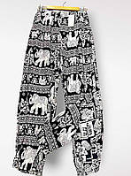 Штани літні жіночі оптом, 5XL/6XL-7XL/8XL рр., № Hay-9522, фото 2