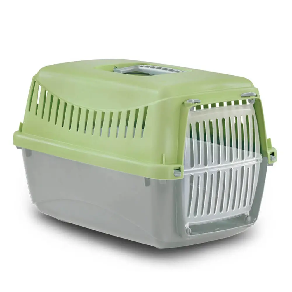 Переноска для собак 58*38*38 см MP Bergamo GIPSY 2 large Light Green (двері пластик)