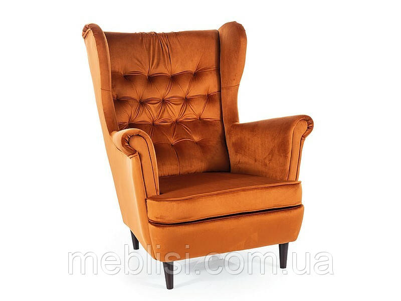 Крісло HARRY VELVET (4215) кориця (Signal)