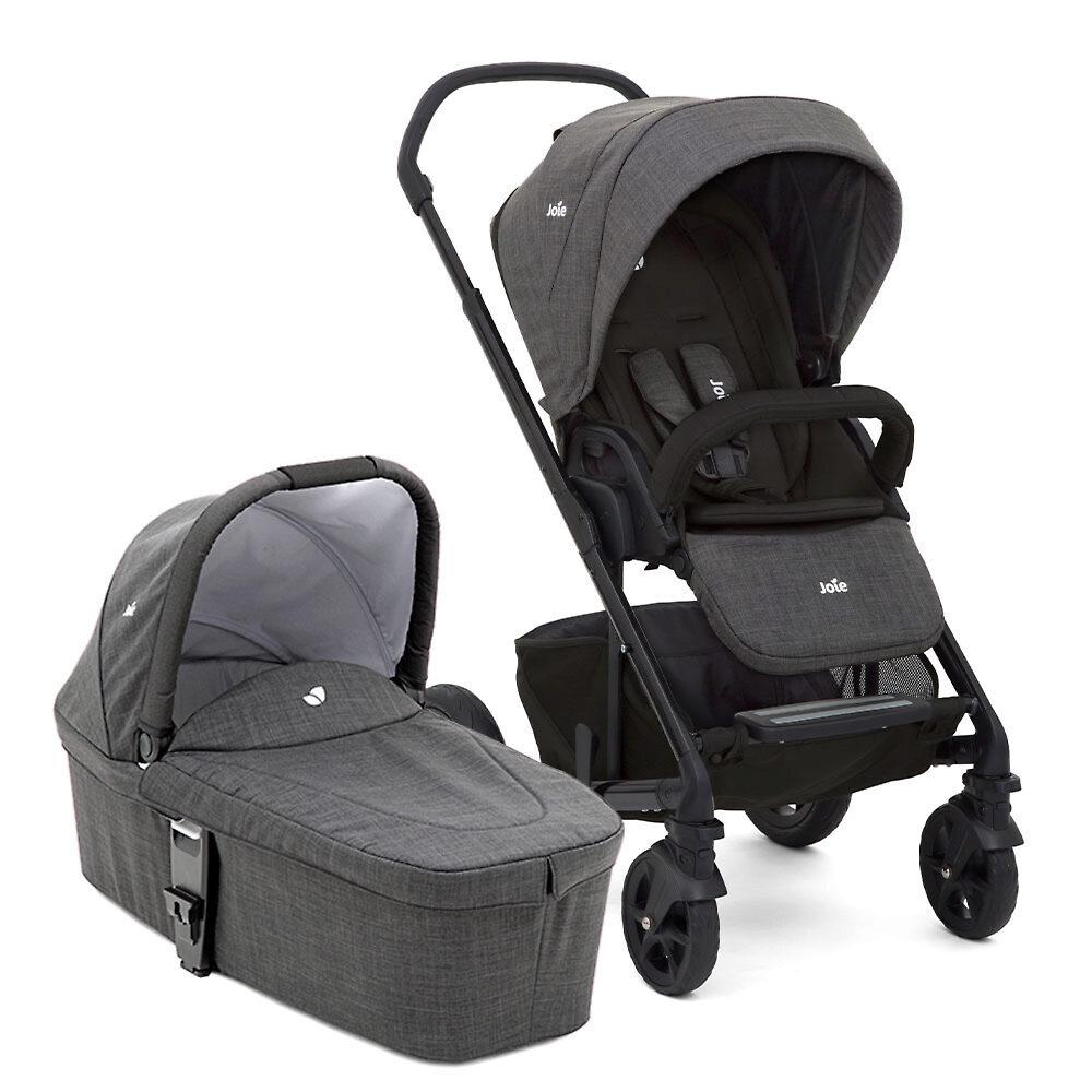 Коляска 2в1 Joie CHROME DLX Pavement серая
