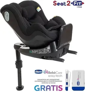 Автокрісло Fotelik samochodowy Chicco Fotelik samochodowy Seat2Fit i-Size 0-18kg BLACK