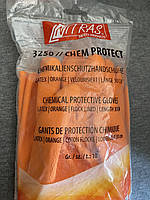 Рукавички КЦС Nitras 3250, рукавички кислотні захисні, рукавички хімічно стійкі проти