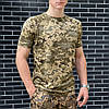 Футболка тактична Pobedov Ergo 2932 р. L, піксель / футболка  ЗСУ, фото 5