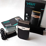 Бритви для гоління чоловічі електричні Електробритва шейвер для щетини vgr v 331 Електробритви та тримери, фото 8