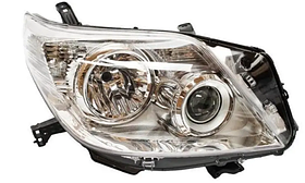 Фара права Toyota Land Cruiser Prado J15 10-13 (H11/HB3/WY21W/W5W) TYC ел., без кор., з кришкою