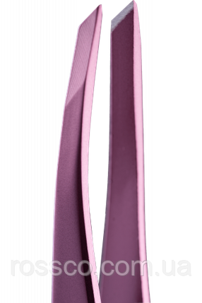 ZOLA ПІНЦЕТ СКОШЕНИЙ ПРОФЕСІЙНИЙ ДЛЯ БРІВ PINK, фото 3