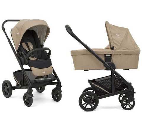 Коляска 2в1 Joie CHROME Sandstone бежева