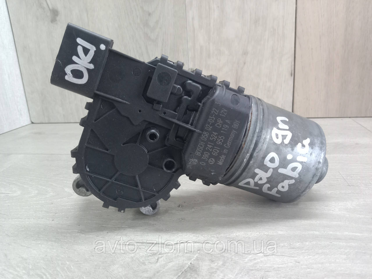 Двигун моторчик Volkswagen Polo 9N, Skoda Fabia. 6Q1955119A, 0390241524., фото 1
