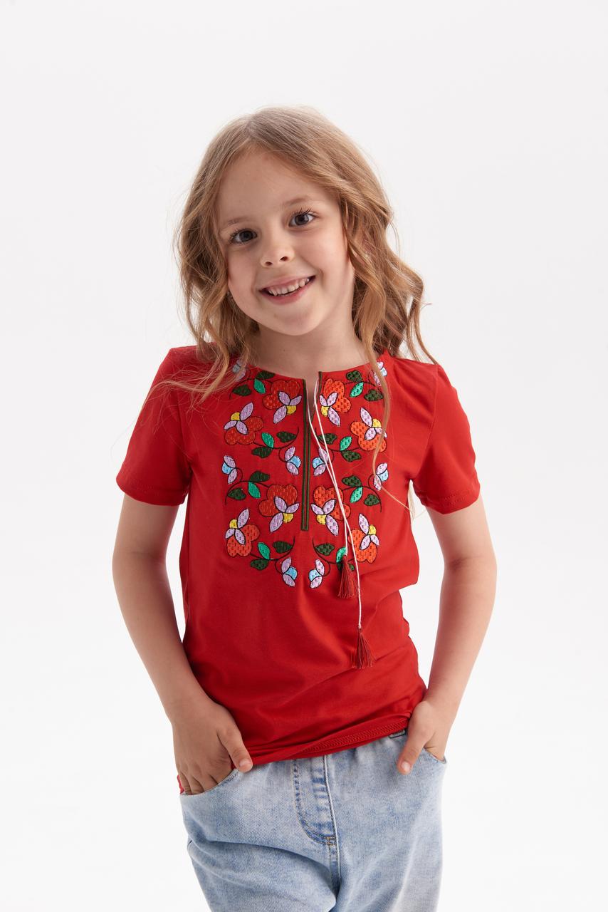 Футболка вишиванка для дівчинки "Берегиня"