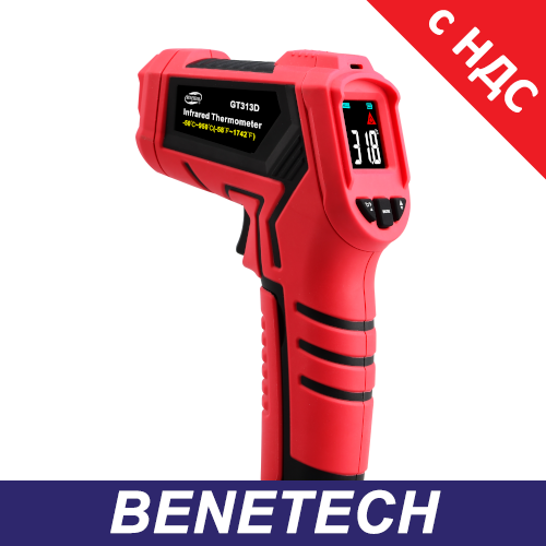 Пірометр (кол дисплей) -50~950℃ Benetech GT313D, фото 1