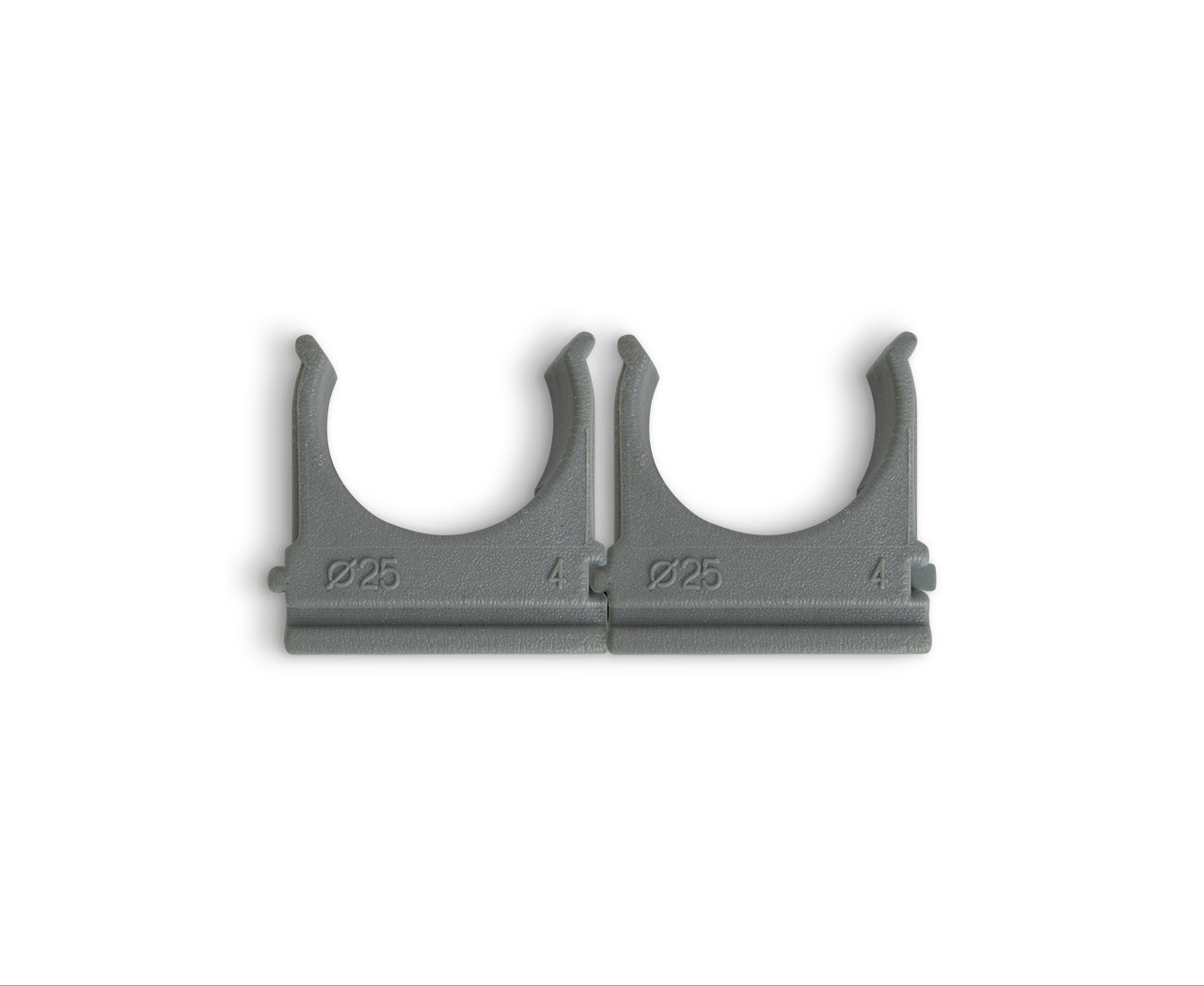 Кліпса для гофри Polax 25 мм 100 шт. (37-064), фото 1