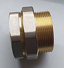 Американка латунна пряма ДУ 50 2" різьба В/З з`єднання під ключ