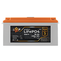 Акумулятор літієвий 24 вольт - 90 ампер LP LiFePO4 LCD (2304Wh) (BMS 150A/75А), фото 5