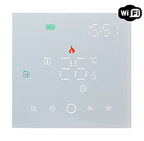 Wi-Fi скляний терморегулятор Ecoset TGW-003 Wi-Fi з датчиком підлоги 3м
