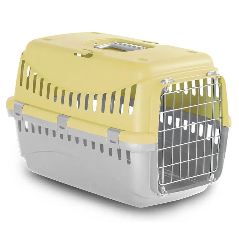 Переноска для тварин MP Bergamo GIPSY 1 Yellow 46*31*32 см (двері метал)