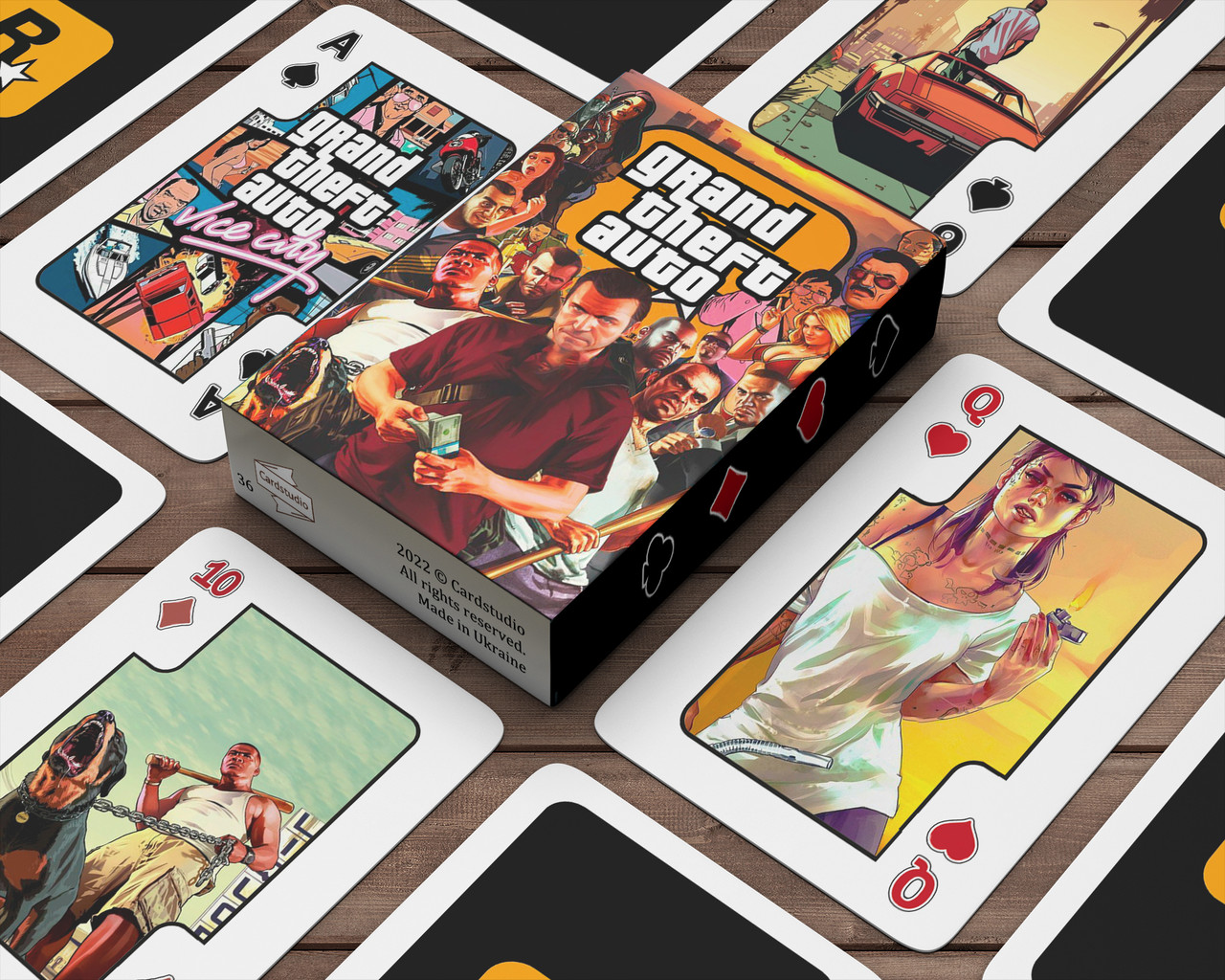 Гральні карти GTA 36 карт, фото 1