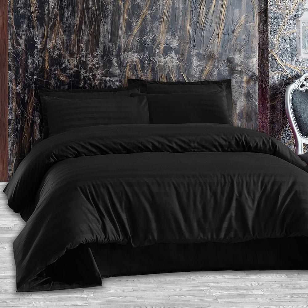 Постільна білизна Altinbasak Satin 200 х 220 см Always Siyah