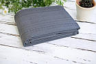 Вафельне простирадло-покривало First Choice Sole 220×240 см. Anthracite, фото 3