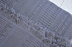 Вафельне простирадло-покривало First Choice Sole 220×240 см. Anthracite, фото 4
