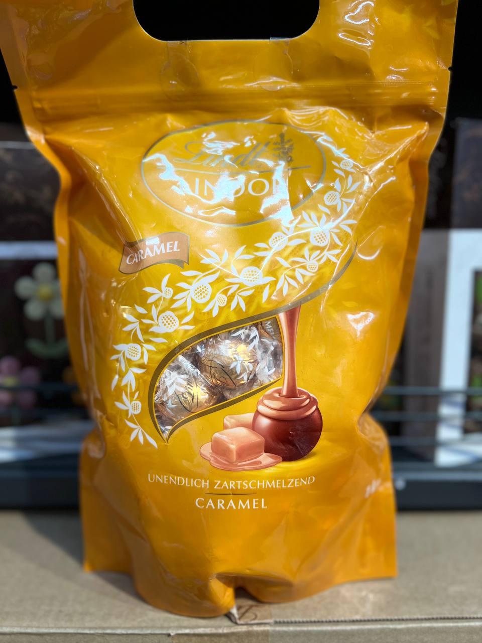 Цукерки з карамеллю Lindt Lindor "Caramel" 1 кг. Швейцарія.