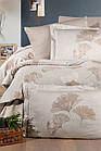 Постельное белье First Choice Cotton Satin сімейний 160 х 220 см Sofira Beige, фото 3