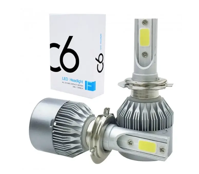 Набір світлодіодних світлодіодних LED ламп C6 HeadLight H4