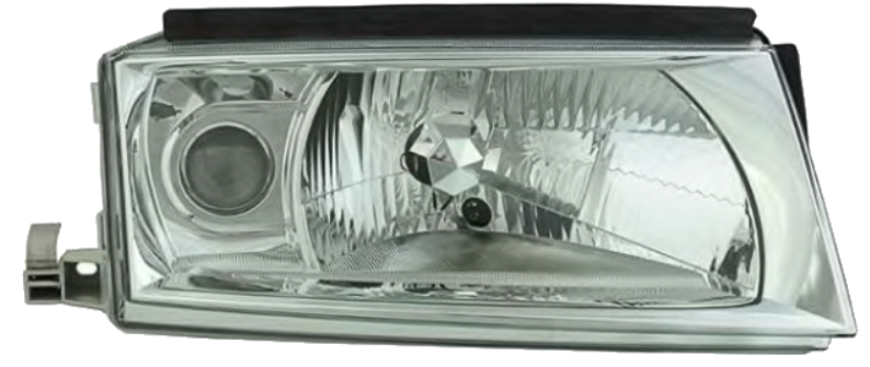 Фара права Skoda Octavia 1U2/1U5 00-10 (H4/H3) TYC ел., с кор.