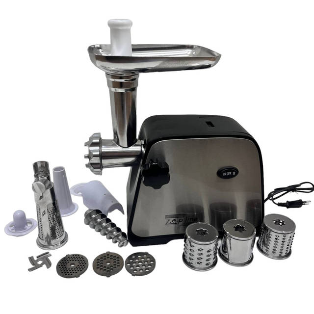 Немецкая мясорубка 5в1 3800 Ват. ZP. с шинковками та насадками