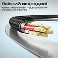 Кабель Promate Springy USB-C to USB-C 60W Power Delivery 1.2 м Black (springy.black), фото 5