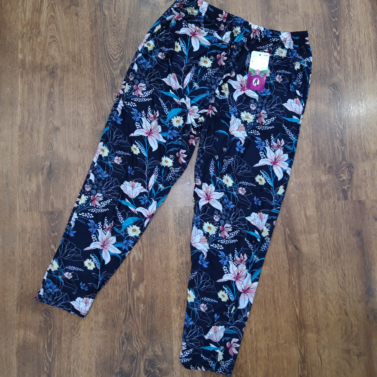 Жіночі штани-султанки холодок "TIANLEFU ИРА" 46-52, фото 1