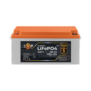 Акумулятор літієвий 12 вольт - 230 ампер (2944Wh) (BMS 200A/100А) пластик Smart BT