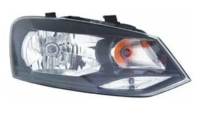 Фара права Volkswagen Polo 5 HB 09-15 (H4) TYC ел., с кор., без ламп, с патроном, з кришкою