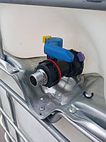 Перехідник з DN50 На різь 1 дюйм, неіржавка сталь, латунь