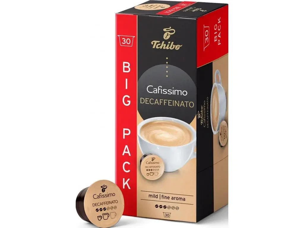 Кофе в капсулах Tchibo Caffitaly Cafissimo Caffe Crema Decaffeinated 30шт Германия