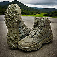 Чоловічі високі кросівки на автошнурці