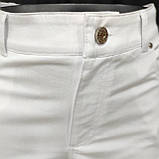Джинси жіночі МОМ стрейч тонкі літні вільні 52 білі, фото 6