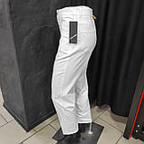 Джинси жіночі МОМ стрейч тонкі літні вільні 52 білі, фото 5