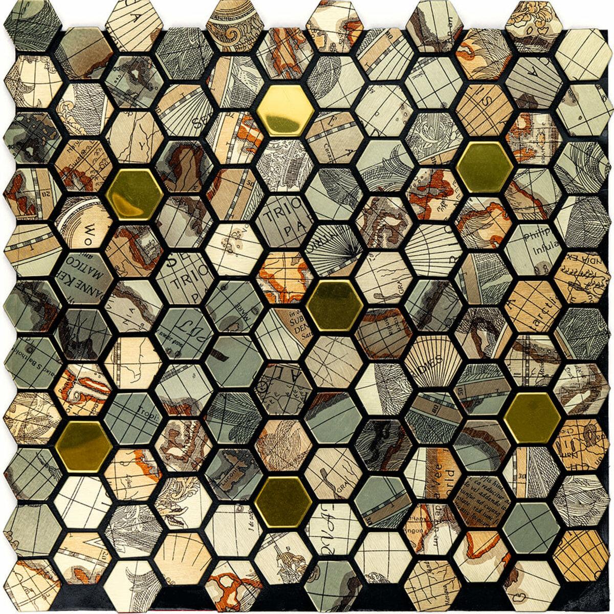 Самоклеюча алюмінієва плитка 300х300х3мм SW-00001934, фото 1