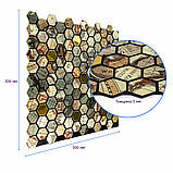 Самоклеюча алюмінієва плитка 300х300х3мм SW-00001934, фото 3