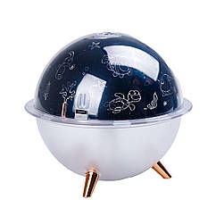 Зволожувач повітря в дитячу 260 мл з ароматизацією нічник безшумний портативний повітрозволожувач Lugi