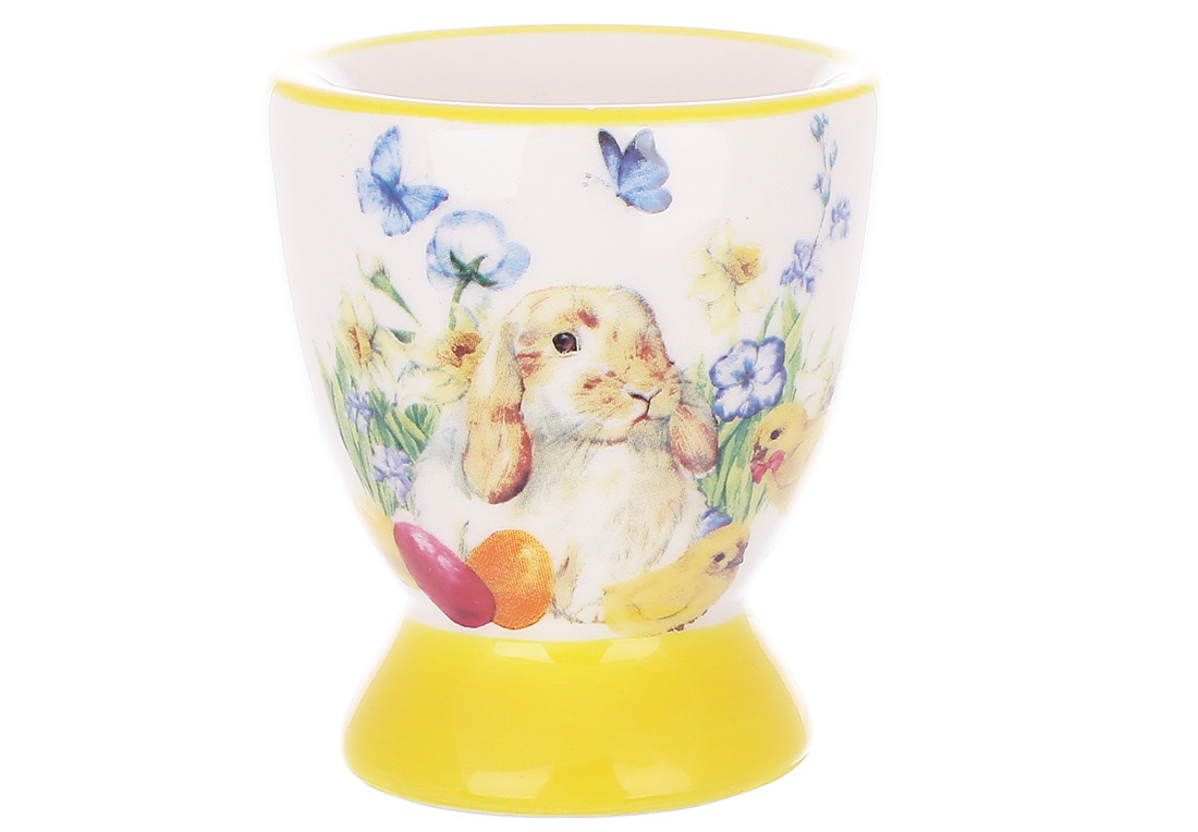 Підставка для яйця керамічна Happy Spring D5.5*6.5см Гранд Презент DM181-E